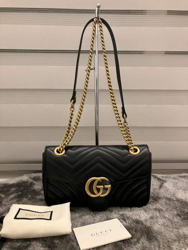 Gucci Mormont Leather Black