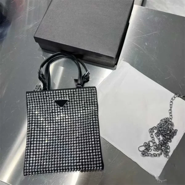 Prada Crystal Pearl Bag - Image 2